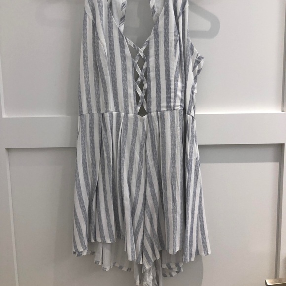 New LF Rumors Striped Romper - Picture 3 of 4